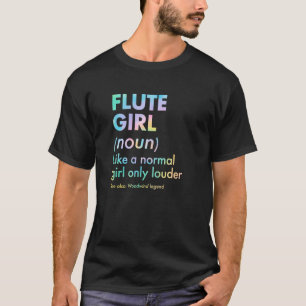 Fluitmeisje Definitie Als Een Normaal Meisje Allee T-shirt