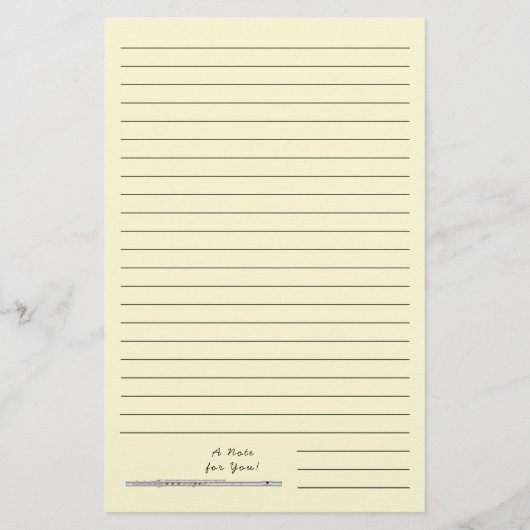 fluitmuziekpedagogisch orkest briefpapier (Achterkant)