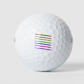 fluitregenboog golfballen (Voorkant)
