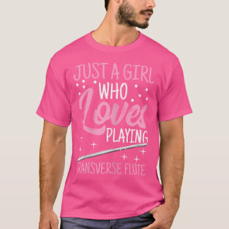 Fluitspeler Muziekinstrument Fluit Fluit T-shirt