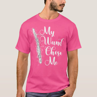 Fluitspeler Muziekinstrument Mijn toverstok Kies m T-shirt