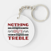 Fluitspeler niets anders dan Treble Sleutelhanger (Achterkant)