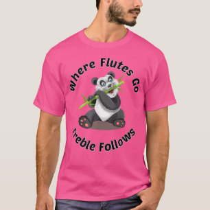 Fluitspelers Fluit T Shirt Treble Maker Muziekgif