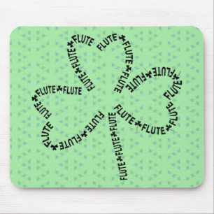 Fluittekst Shamrock Muismat