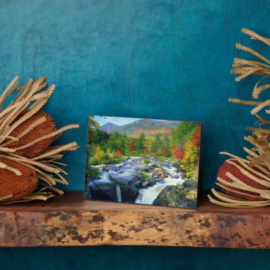 Flume Herfsten | Adirondack Mountains Fotoplaat (Zijkant)