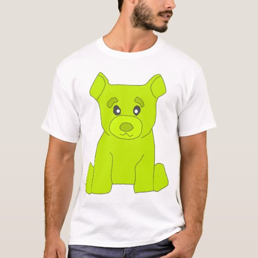 Fluo Green Beer T-Shirt (Voorkant)