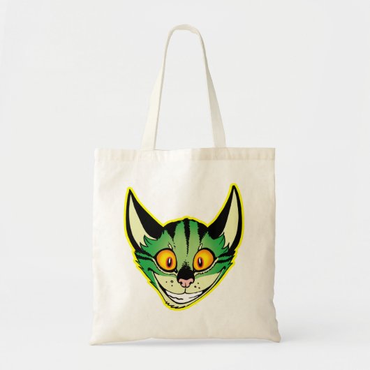 Fluorescent Cartoon Cat Bag Tote Bag (Voorkant)