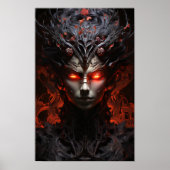 Fluorescent Chaos Surrealisme Divine Power Poster (Voorkant)