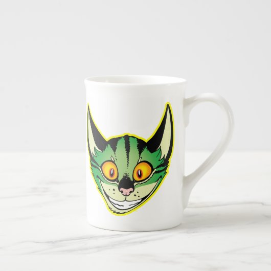 Fluorescent chatte d'os de chatte de Chine Mug (Droite)