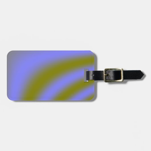 Fluorescent Clouds Custom Bagagelabel (Voorkant horizontaal)