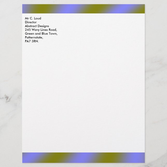 Fluorescent Clouds  Letterhead (Voorkant)