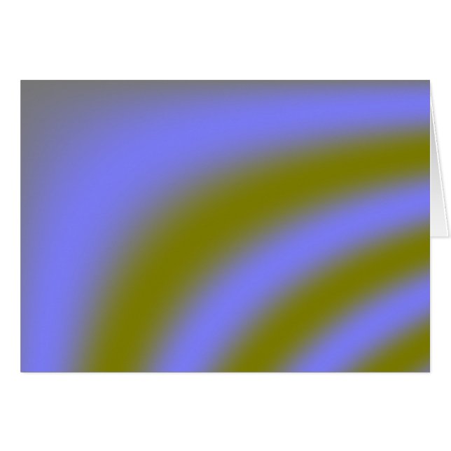 Fluorescent Clouds Wenskaart (Voorkant Horizontaal)