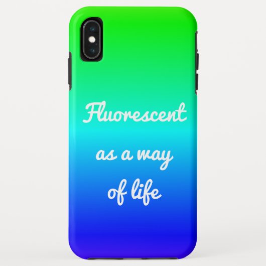 Fluorescent comme mode de vie coque iphone rare (Dos)