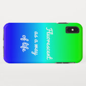 Fluorescent comme mode de vie coque iphone rare (Dos (Horizontal))