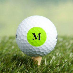 Fluorescent Green Solid Color Golfballen