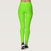 Fluorescent Lime Green-Leggings Leggings (Achterkant)