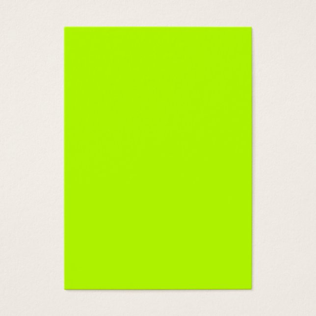 Fluorescent Lime Vert Néon Jaune Personnalisé (Devant)