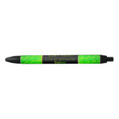 Fluorescent Neon Elegant Blauwe Inkt Pen (Voorkant)
