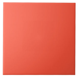 Fluorescent Oranje Abriketten Neon op maat Tegeltje