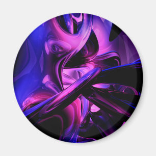 Fluorescent Passions Abstract Magnet Magneet