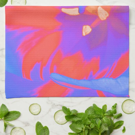 Fluorescent Tulip Kitchen Towel Theedoek (Gevouwen)