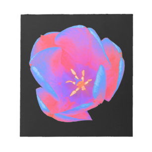 Fluorescent Tulip-laptop Notitieblok