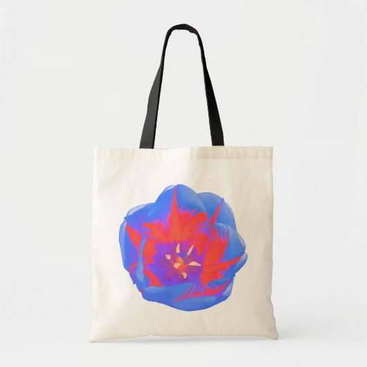Fluorescent Tulp Budget Canvas tas (Voorkant)
