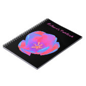 Fluorescent Tulp Notitieboek (Linkerzijde)