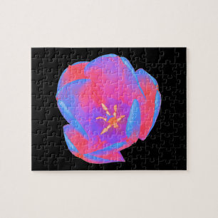 Fluorescent Tulp Puzzle Legpuzzel