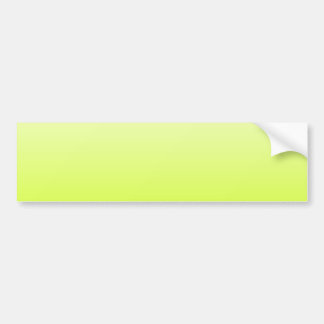 Fluorescent Yellow Gradient Bumpersticker