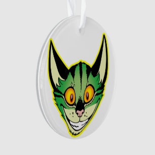 Fluorescente Cartoon Cat AcrylOrnament Ornament
