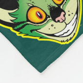 Fluorescente Cartoon Cat Fleece (Hoek)