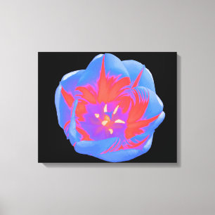 Fluorescente Tulp Canvasprint Canvas Afdruk