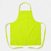 fluorescerend geel - blanco schort (Voorkant)