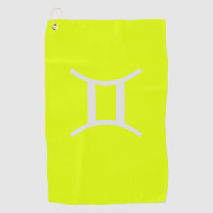 fluorescerend geel - Gemini golfhanddoek