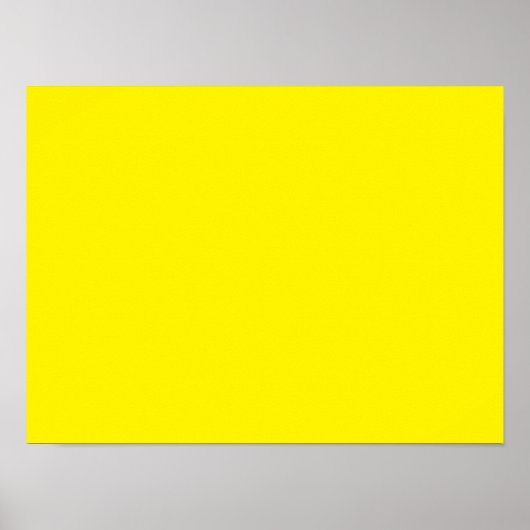 Fluorescerend Geel Poster (Voorkant)