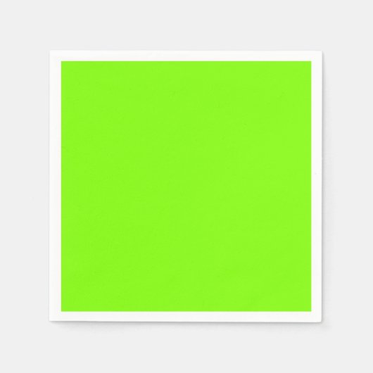 fluorescerend groen - blanco servet (Voorkant)