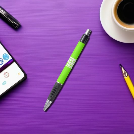 fluorescerend groen - voeg uw logo toe pen