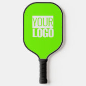fluorescerend groen - voeg uw logo toe pickleball paddle (Voorkant)