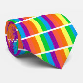 fluorescerend kleurig stropdas (Opgerold)