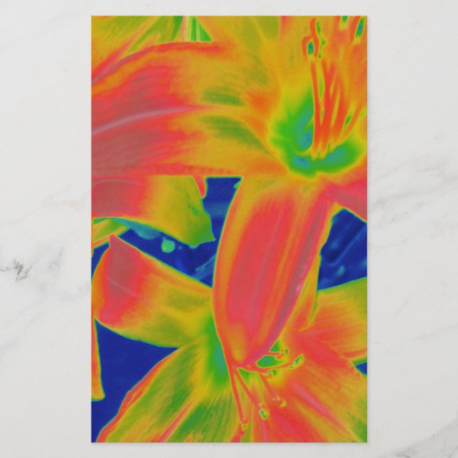 fluorescerende bloemen (Voorkant)