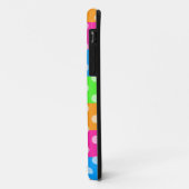fluorescerende regenboog met pooldots Case-Mate iPhone case (Achterkant/links)