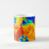 fluorescerende tulpen koffiemok (Center)