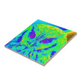 fluorescerende uil tegeltje (Zijkant)