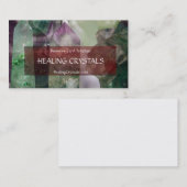 Fluorite Crystal Healing Crystals Visitekaartje (Voorkant / Achterkant)