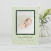 Flurry bébé | Faire-part de naissance verticale (Debout devant)