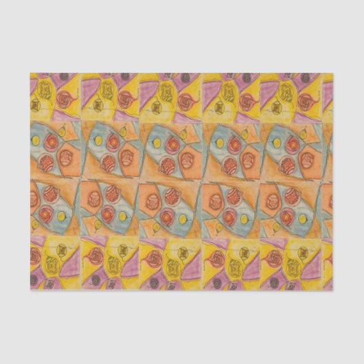 Flush colors tissuepapier (Voorkant)