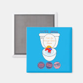 Flush De Oranje Clown Thunder_Cove Magneet (Voorkant / Achterkant)