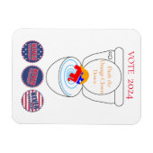 Flush De Oranje Clown Thunder_Cove Magneet (Horizontaal)