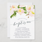 Flush de printemps | Invitation au baptême (Devant)